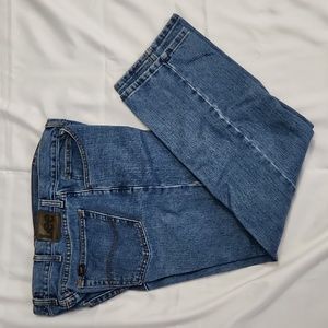 Lee Men's Jeans, Regular Fit, Straight Leg, 35x30